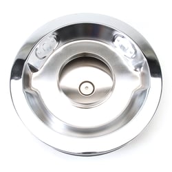 Edelbrock 1221 Pro-Flo 14" Chrome Round Air Cleaner 3" Element Deep Flange — image 4
