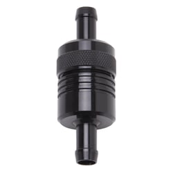 Picture of Edelbrock 8157 3-Inch Aluminum Street Fuel Filter Black Anodized