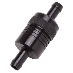 Edelbrock 8157 3-Inch Aluminum Street Fuel Filter Black Anodized — image 2