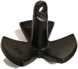 Picture of SeaSense 50074542 12 lb River Anchor Black Vinyl Coated
