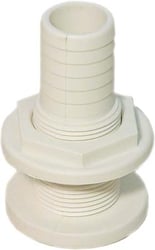 Picture of SeaSense 50010234 3/4" Thru-Hull Fitting White Nylon