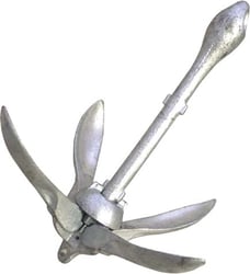Picture of SeaSense 50074552 Grappling Anchor 1.5 lb Galvanized Folding