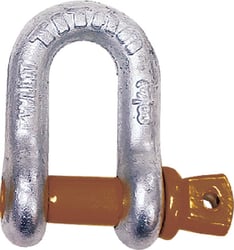 Picture of HWH 10319063 Hot Dip Galvanized D Shackle 5/16 Inch Screw Pin Anchor Shackle