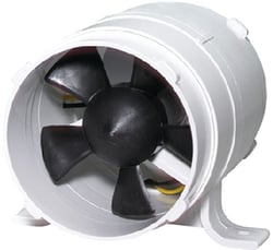 Picture of Johnson Pumps 66402 12V Inline Bilge Blower for Marine Applications
