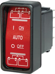 Picture of Blue Sea Systems 2146 Contura Rocker Switch SPDT On-Off-On