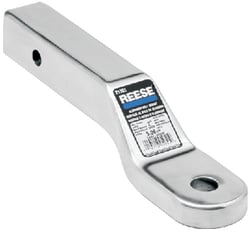 Picture of Wesbar 40381 Polished Aluminum Ball Mount 8000 lb Capacity 2" Shank