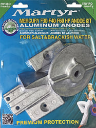 Picture of Martyr Anodes CMM3060KITA Aluminum Anode Kit for Mercury 30-60HP Outboard Engines