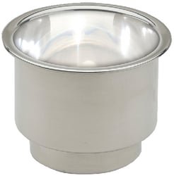 Picture of Attwood Marine 11786W7 LED Stainless Steel Drink Holder with White LEDs