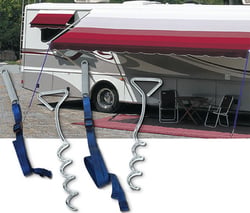 Picture of Carefree 901000 RV Awning Tie-Down Kit with Corkscrew Anchors