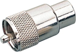 Picture of Sea-Dog Line 3299001 PL-259 Male UHF Coax Connector Nickel Plated Brass