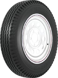 Picture of Loadstar Tires 30674 K353 480-12 Bias Tire and Wheel Assembly 5 Lug White Stripe