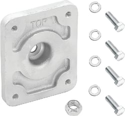 Picture of Wesbar 500320 Fulton XP to F2 Jack Adapter - Fits Up to 4" Frame