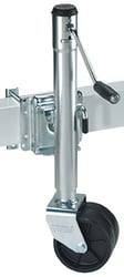 Picture of Wesbar XPD15L0101 1,500 lb Dual Wheel Swivel Trailer Jack with Bolt-On Mount