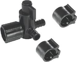 Picture of Flair-It Sales 30913 PEXLock 3-Way Bypass Valve 1/2" Barb x 1/2" Barb x 1/2" FPT