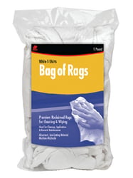 Picture of Buffalo Tools 10521 Recycled White T-Shirt Wipers 1 lb
