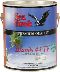Picture of Seahawk Paints 1005TFGL Islands 44 Tin-Free Antifouling Bottom Paint Black Gallon