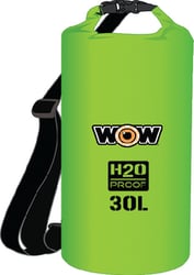 Picture of Wow Sports 185090G 30L Waterproof Dry Bag with Shoulder Strap - Green