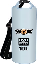 Picture of Wow Sports 185080C Waterproof Dry Bag 20L Clear with Phone Pocket