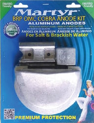 Picture of Martyr Anodes CMCOBRAKITM Complete Anode Kit for BRP OMC Cobra Sterndrives, Magnesium
