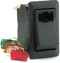 Picture of Cole Hersee 58328-101BP Sealed Rocker Switch with Red Pilot Light