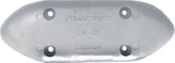 Picture of Martyr Anodes CMM25A Aluminum Hull Anode 0.72" x 3.25" x 9.08"