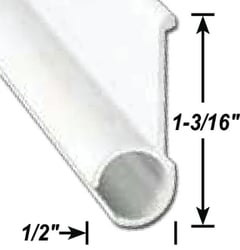 Picture of AP 021508038 RV Awning Rail 8 Foot Mill Finish Aluminum