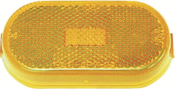 Picture of Anderson Manufacturing 108-15A Oval Clearance Side Marker Light Replacement Lens Amber