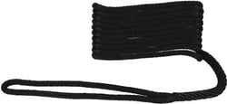Picture of Attwood Marine 11752-7 3/8" x 15' Solid Braid Polypropylene Rope Black