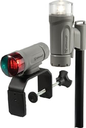 Picture of Attwood Marine 14190-7 C-Clamp Mount Portable LED Navigation Light Kit