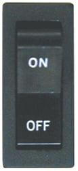 Picture of Heng's JRP1016B Momentary Rocker Switch for 12V Range Hood Monitor Panel