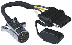 Picture of Hopkins 47465 4-Wire Round to 4-Wire Flat Trailer Wiring Adapter