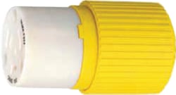 Picture of Hubbell HBL328DCC 30A 28VDC Female Locking Connector for Electric Fishing Reels