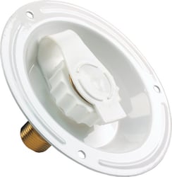 Picture of JR Race Car 62125 RV City Water Inlet with Check Valve White Metal Finish