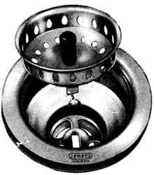Picture of LaSalle Bristol 65JN10081 RV Sink Strainer Assembly with Stainless Steel Basket 3-1/2 Inch