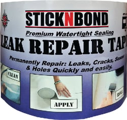 Picture of Leisuretime Products 60023 StickNBond White Seam Repair Tape 4" x 25'