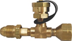 Picture of Marshall Excelsior Co. ME415P Extend-A-Flow LP Gas Tee Adapter with Valve