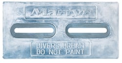 Picture of Martyr Anodes CMDIVERMINIA Aluminum Hull Anode 4x6 Inch Plate