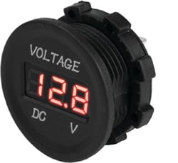 Picture of Sea-Dog Line 4216151 Round Digital Voltage Meter 4-30V