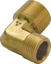 Picture of Teleflex HF5534 Hydraulic Elbow Fitting 3/8" Tube Brass 3-Pack