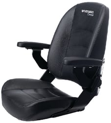 Picture of Shock Wave SW04920B Commander Sport/Fishing Boat Seat with Armrests Black