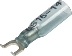 Picture of Seachoice 64057 16-14 AWG Flanged Spade Terminal #10 Stud 25-Pack
