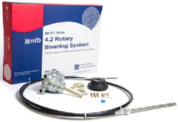 Picture of Teleflex SS14720 No Feedback 4.2 Rotary Steering Kit for Single Outboard Engines