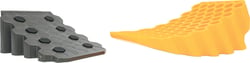 Picture of Camco 44423 Curved Leveler and Wheel Chock Set for RV Trailers