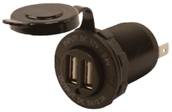 Picture of Sea-Dog Line 426503 Double USB Power Socket without LED Light