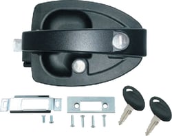 Picture of AP 013521 Travel Trailer Squeeze Latch Black RV Entry Door