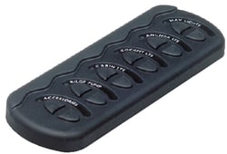 Picture of BEP Marine CG26WF Contour Generation II 6-Switch Sprayproof Panel with Fuses