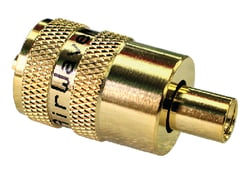 Picture of Seachoice 19891 PL-258 UHF Barrel Connector for RG-58 Cable Gold Plated