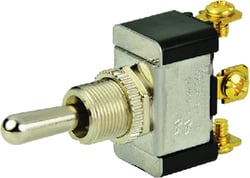 Picture of BEP Marine 1002004 Chrome Plated Toggle Switch SPDT (On)-Off-(On) Momentary