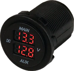 Picture of Sea-Dog Line 4216161 Dual Battery Digital Voltmeter with LED Display