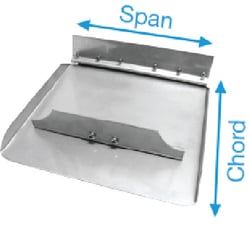 Picture of Bennett TPA1212 Trim Plane Assembly 12x12 Inch Riveted Angle Style Stainless Steel